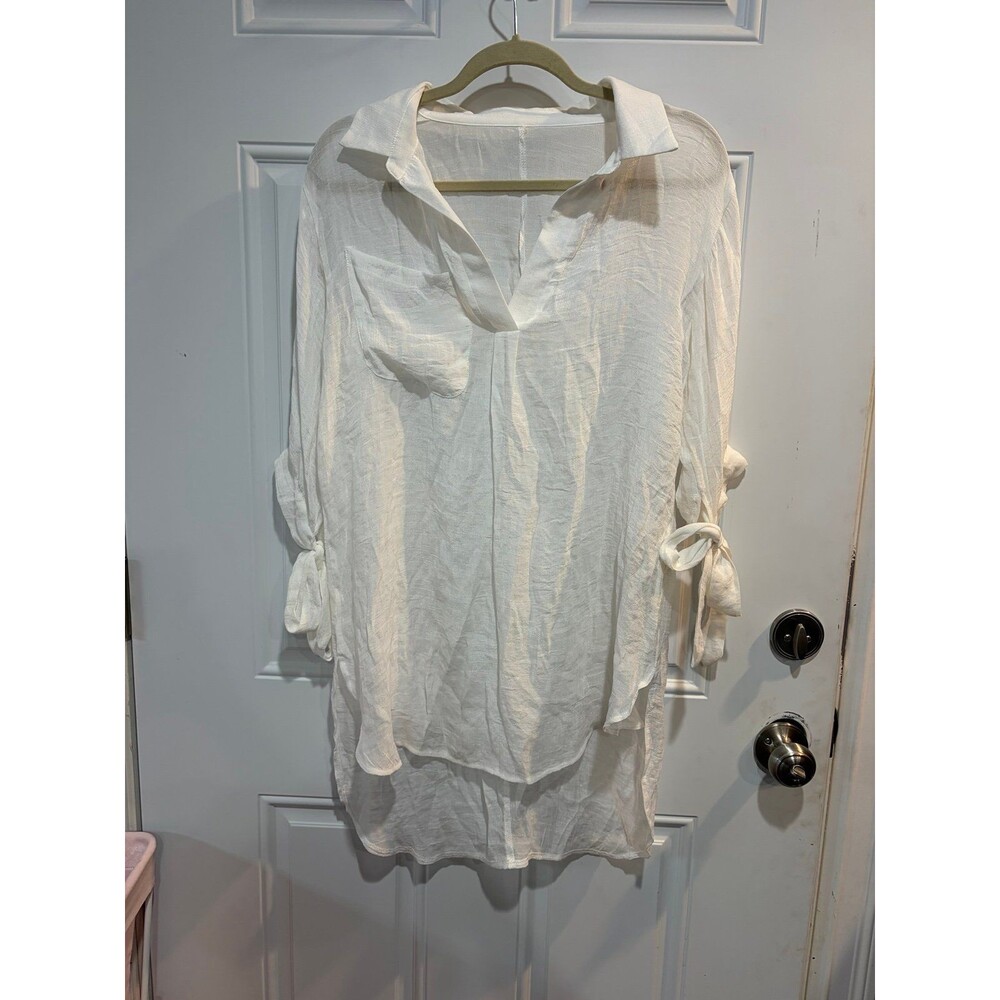 Women’s Cream swim Suit Cover Up